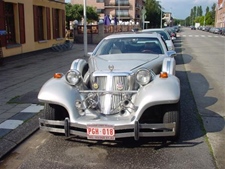 Oldtimer te huur: Excalibur cougar (zilver)