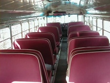 Oldtimer te huur: Amerikaanse schoolbus international USA bus