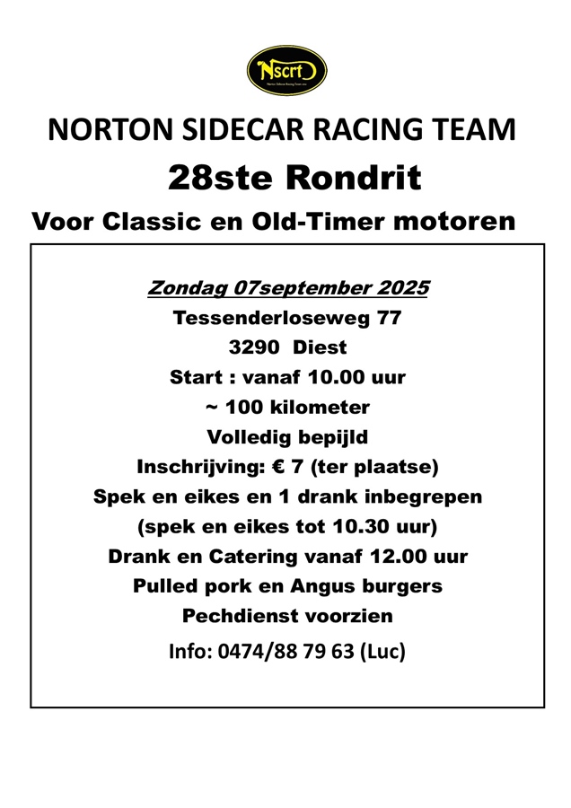 Rondrit Norton SideCar Racing Team (NSCRT)