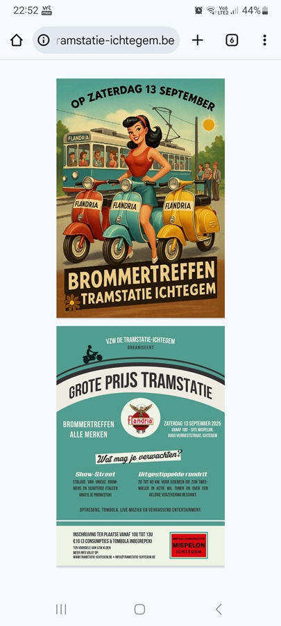 Brommertreffen Tramstatie Ichtegem