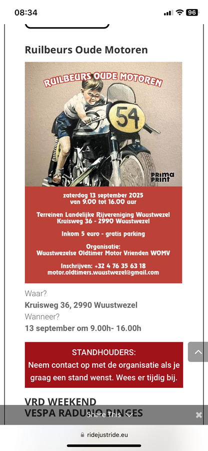 Wuustwezelse Oldtimer motorbeurs