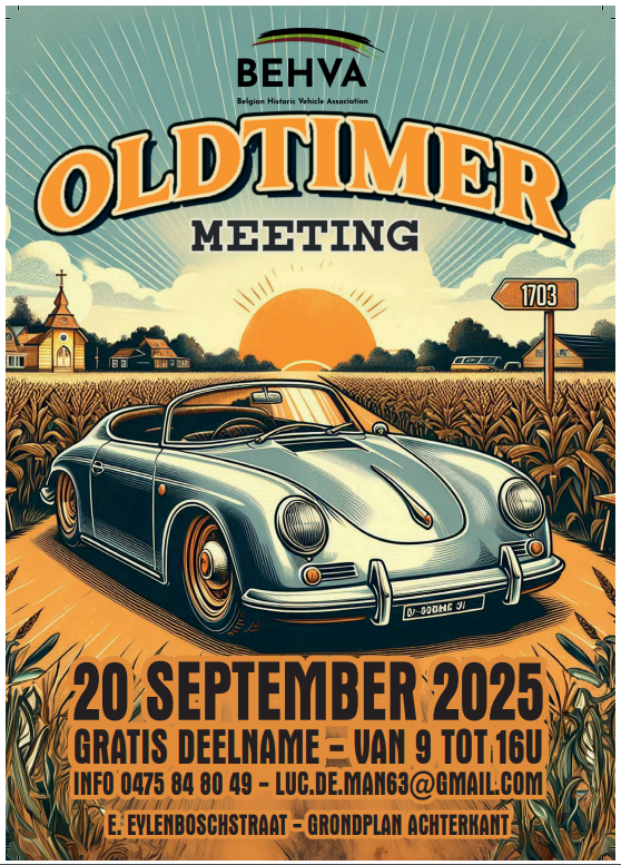 Oldtimershow tijdens Schepdaal Feest