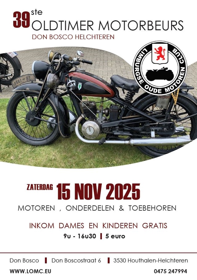 Oldtimerbeurs motoren