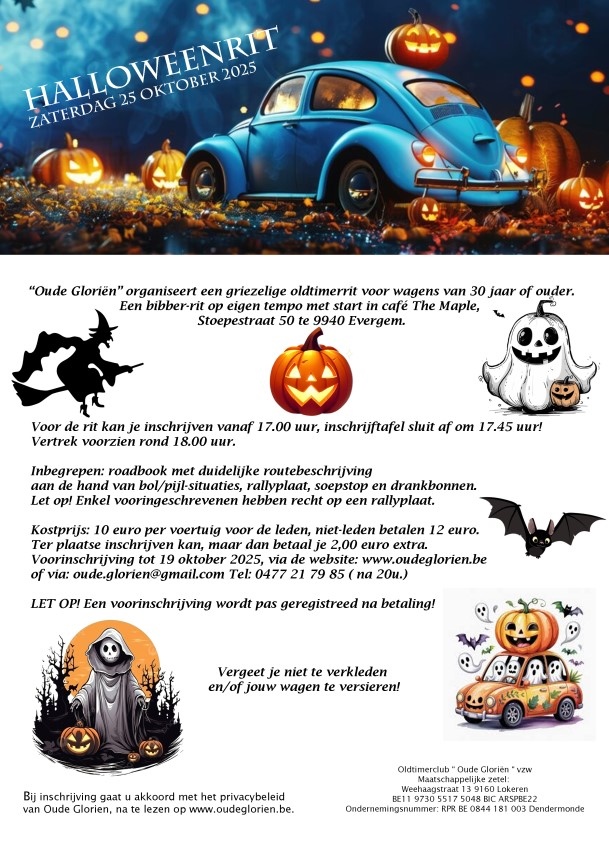 Halloweenrit Oude Gloriën