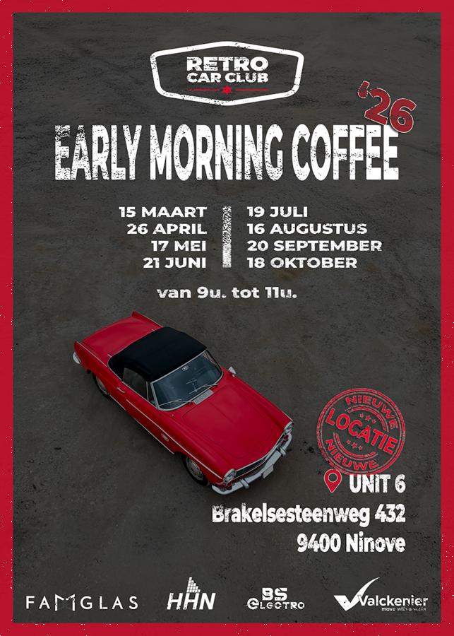 Early Morning Coffee Retro Car Club by Famglas & BS Electro