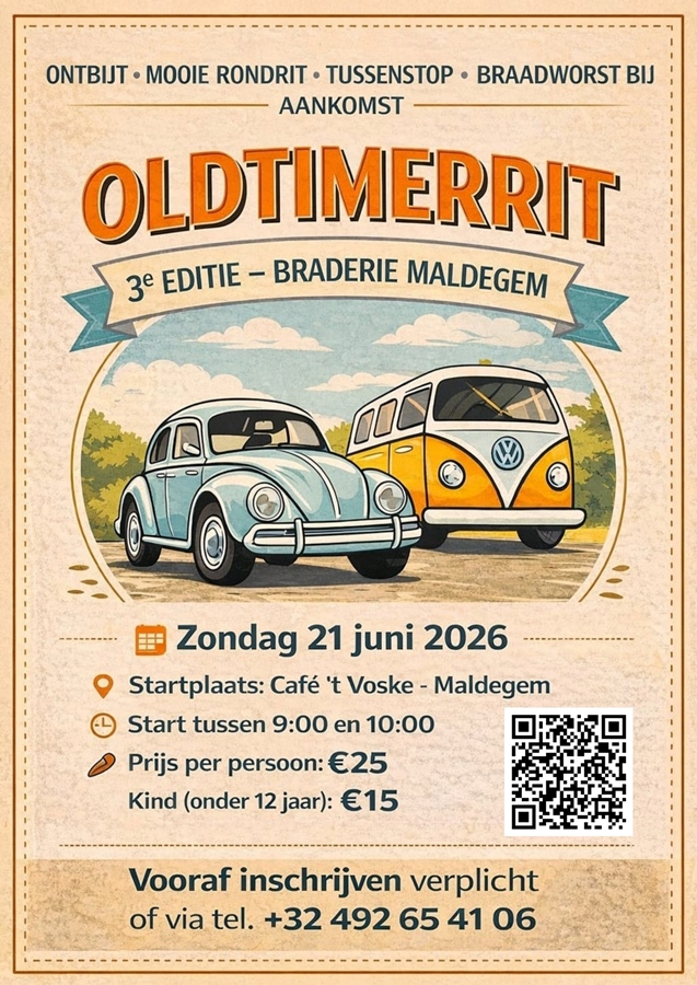 Oldtimerrit Braderie Maldegem