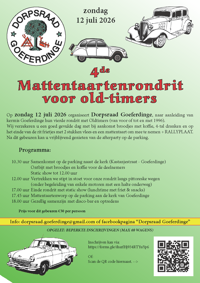 Mattentaartentour Goeferdinge