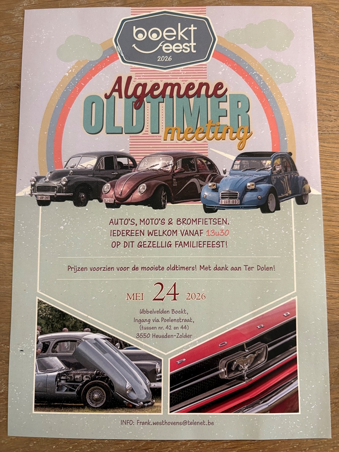 Oldtimer meeting Boekt Feest