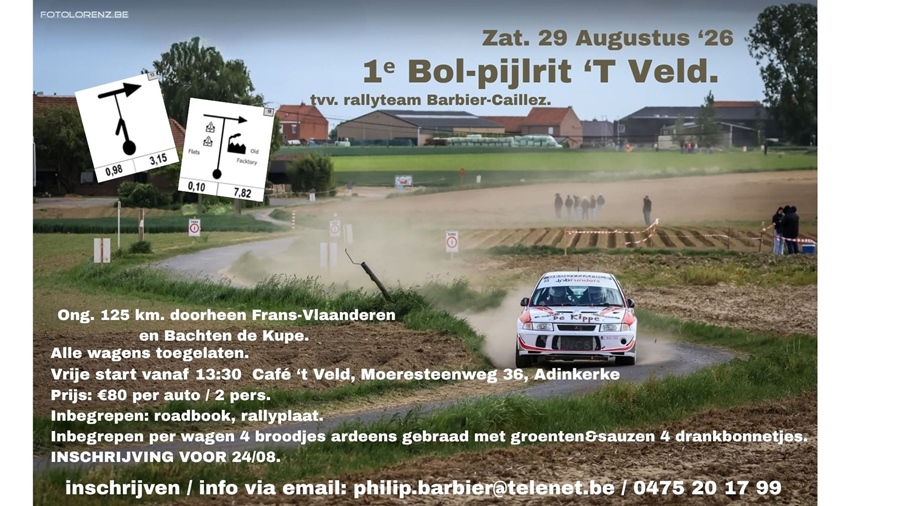 1ste Bol-pijl rit 't Veld