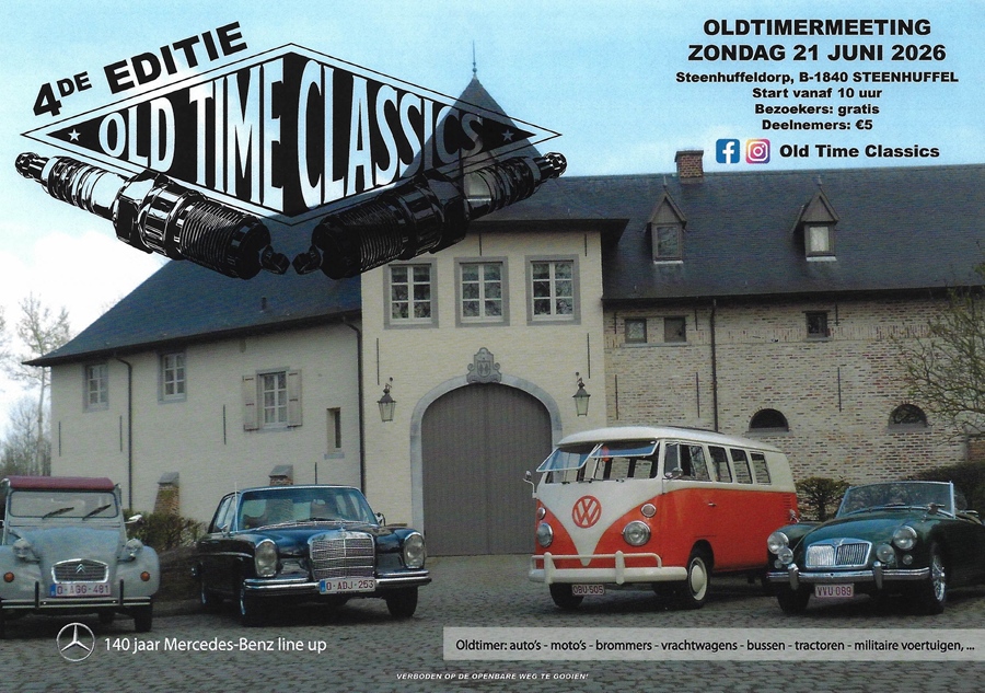 Old Time Classics 4de editie & 140 jaar Mercedes-Benz