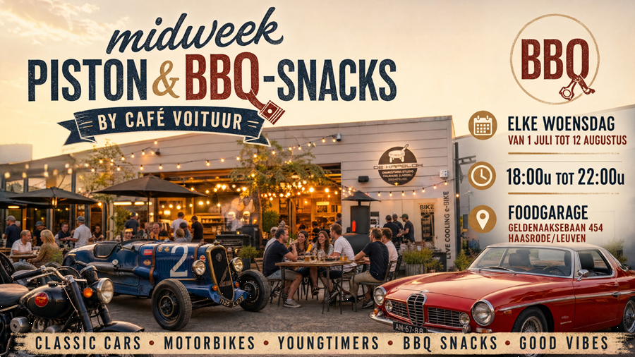 Piston & bbq-snacks by café Voituur