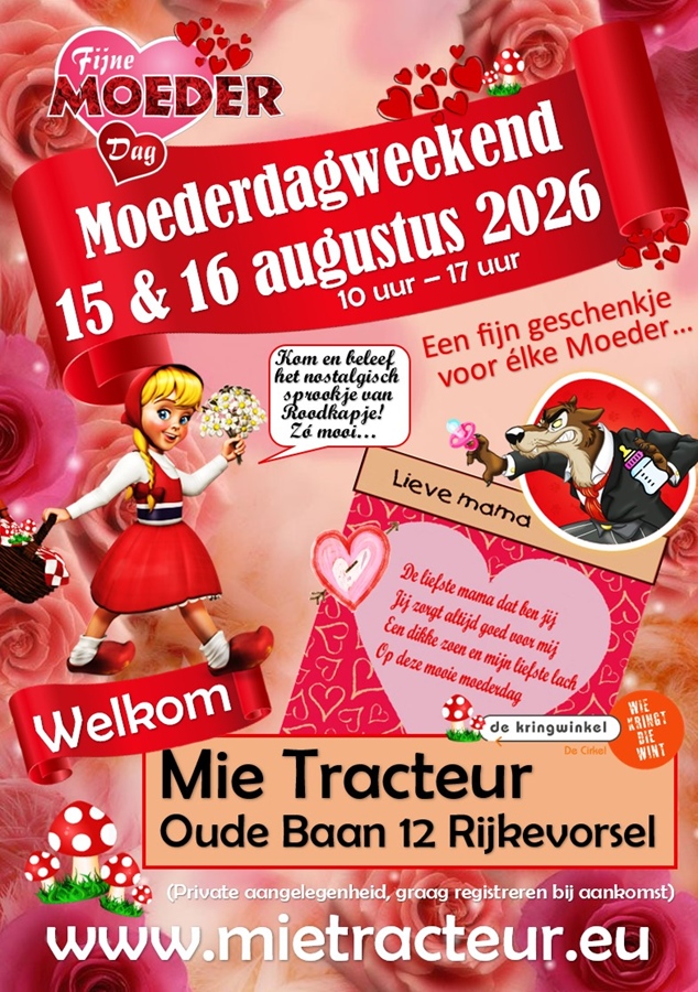 Moederdagweekend bij Mie Tracteur