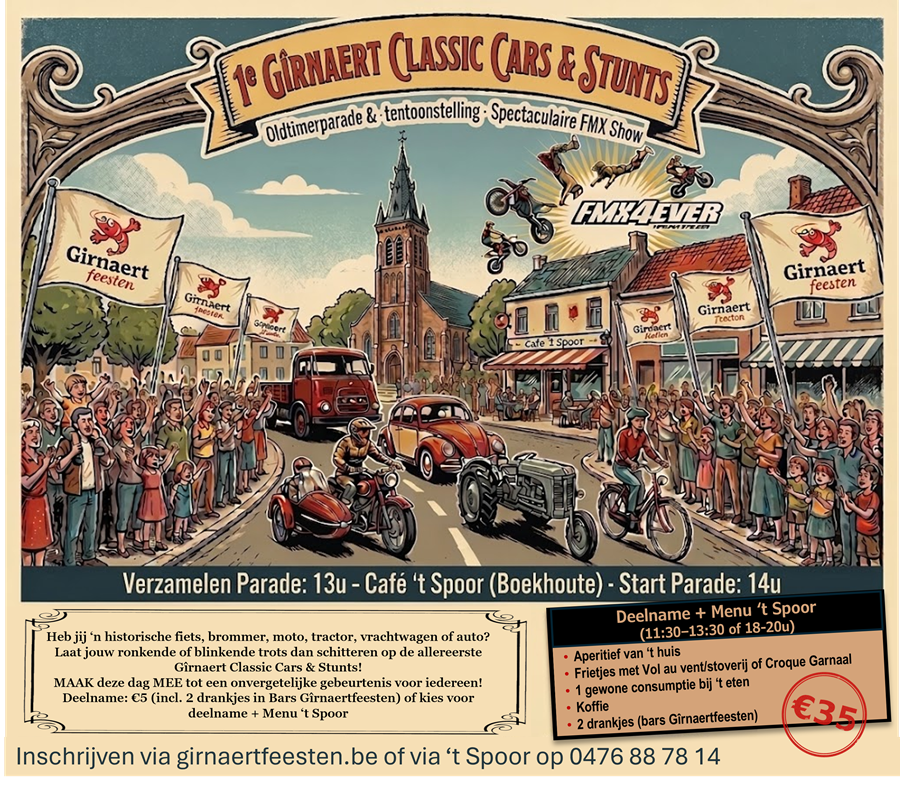 1ste Gรฎrnaert Classic Cars & Stunts