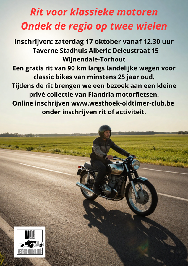 Rit voor klassieke motoren