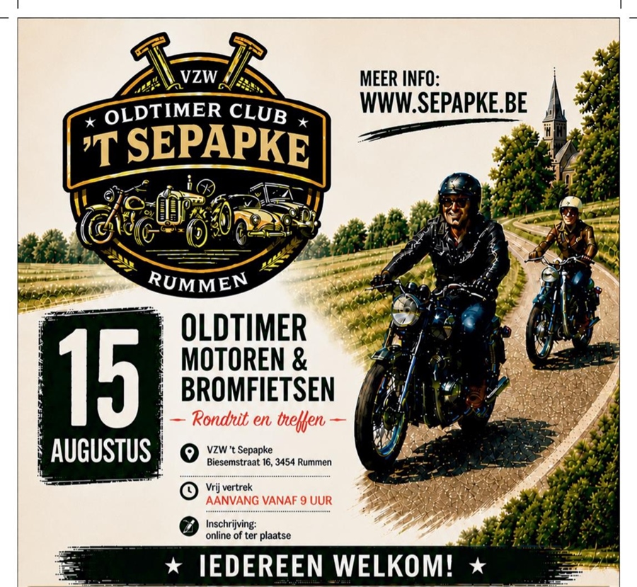 Oldtimertreffen Bromfietsen en motoren