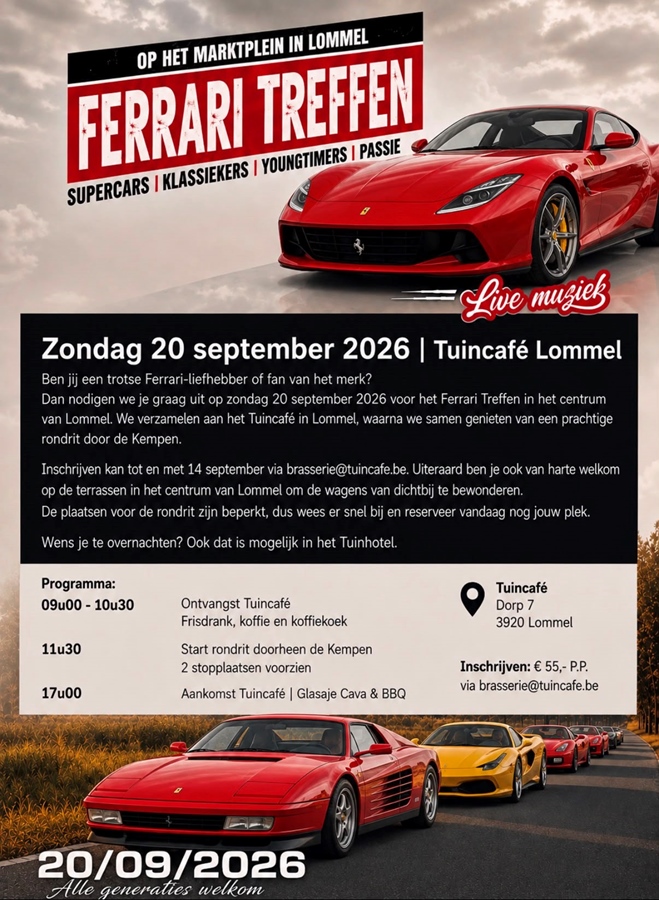 Ferrari Treffen Lommel