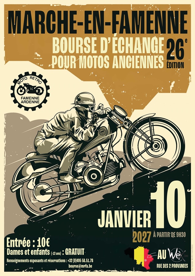 26ème Bourse d'échange pour motos anciennes
