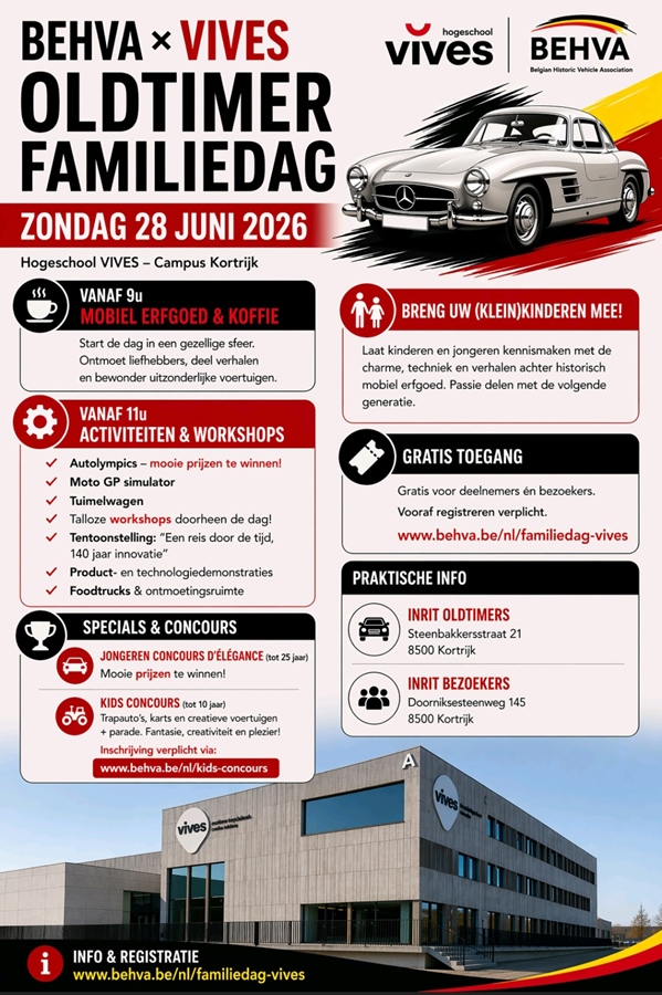 BEHVA x Vives Oldtimer Familiedag