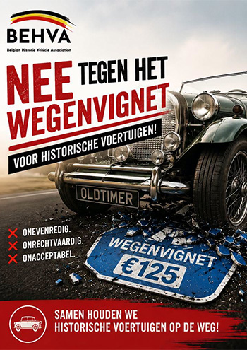 BEHVA petitie wegenvignet