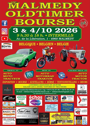 Malmedy Oldtimer Bourse 2026