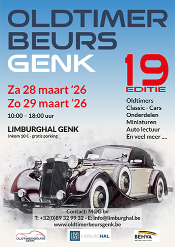 Oldtimerbeurs Limburghal Genk 2026