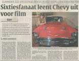Chevrolet 1957 van Georges wordt filmster -  25 december 2005