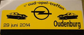 Oud Opel treffen Oudenburg -  29 juni 2014