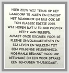 De Ton Classic -  17 augustus 2025