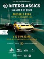InterClassics - Classic Car Show - Brussels Expo -  16 november 2025
