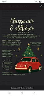 Classic car and oldtimer meeting Houthalen -  14 december 2025