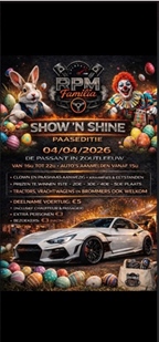 Show 'n Shine Zoutleeuw -  4 april 2026