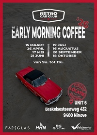 Retro Car Club's maandelijkse Early Morning Coffee -  26 april 2026