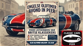 Classic Cars Peer - Engelse Oldtimeravond in Peer -  30 april 2026