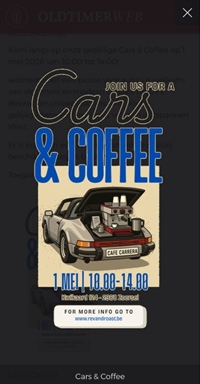 Cars & Coffee Zoersel -  1 mei 2026
