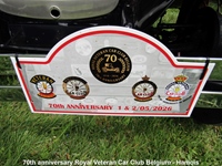70th anniversary Royal Veteran Car Club Belgium - Hamois -  2 mei 2026