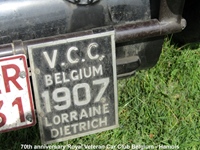 70th anniversary Royal Veteran Car Club Belgium - Hamois -  2 mei 2026