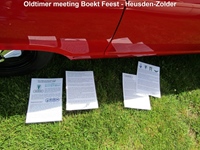 Oldtimermeeting Boekt Feest - Heusden-Zolder -  24 mei 2026