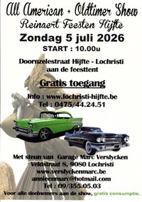 All American + All Oldtimer Show -  5 juli 2026