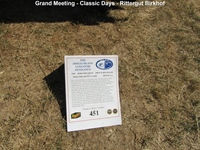 Grand Meeting - Classic Days - Rittergut Birkhof -  1 augustus 2026