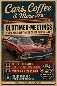 Cars, Coffee & More vzw - Noorderwijk -  11 augustus 2026