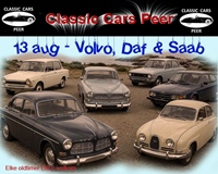 Classic Cars Peer - Volvo, Daf & Saab -  13 augustus 2026