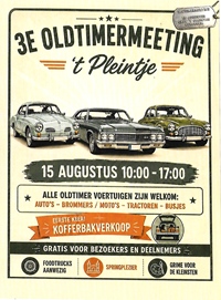 Oldtimertreffen 't Pleintje Gullegem -  15 augustus 2026