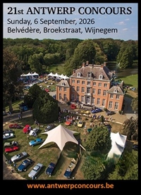 Antwerp Concours d'Elegance -  6 september 2026