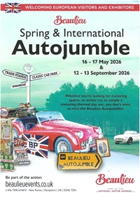 International Autojumble Beaulieu -  12 september 2026