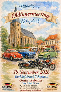 Oldtimermeeting Schepdaal -  19 september 2026