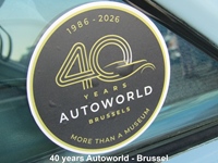 40 years Autoworld (Brussel) -  4 oktober 2026