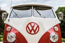 Volkswagen Bus T1 split busje Microbus Sealing Wax Red 