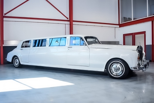 1963 Rolls Royce stretch limousine oldtimer te huur